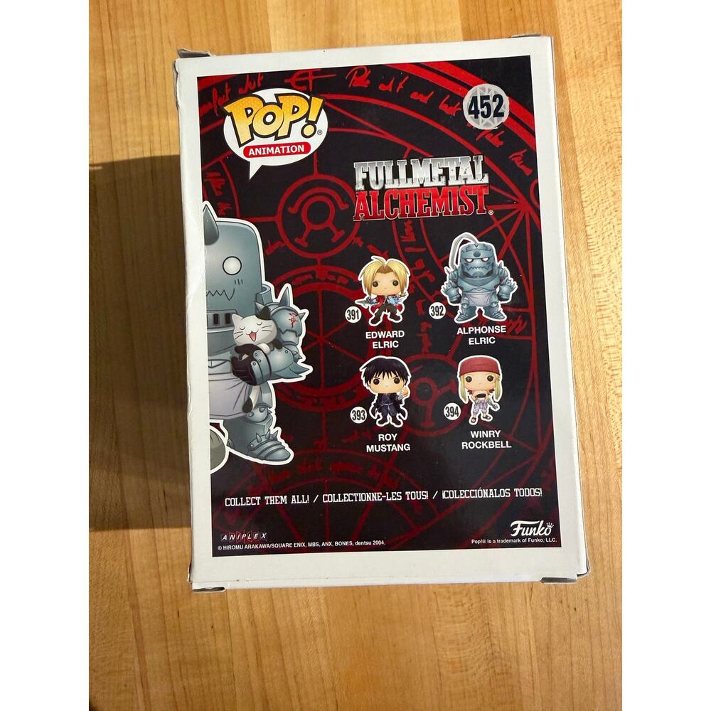 Funko Pop! Fullmetal Alchemist Alphonse with Kittens #452 Hot Topic Exclusive - Picture 3 of 10